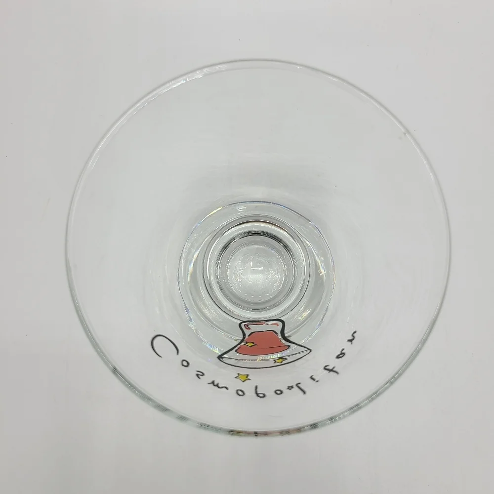 Pottery Barn Stemless Martini Glass Cosmopolitan Cocktail Glass